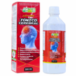 Imagen del producto Ilex Forte Tónico Cerebral de Nature's Pharma, presentado en un envase de 500 ml. Este tónico está diseñado para mejorar la concentración, aumentar la circulación sanguínea, combatir la pérdida de memoria y reducir el estrés. Se enfoca en proteger el cerebro de enfermedades neurodegenerativas, siendo una opción ideal para quienes buscan potenciar su rendimiento cognitivo.