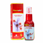 Spray analgésico Traumaliv para el alivio del dolor muscular y articular. Contiene ingredientes que generan calor natural para relajar los músculos y reducir la inflamación. Ideal para deportistas y personas con dolor crónico. Presentación en envase de 100 ml, fácil de aplicar y de rápida absorción. Perfecto para aliviar molestias después de actividades físicas o lesiones.