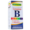 Suplemento nutricional Complejo B de Nature's Garden, diseñado para proporcionar vitaminas B1, B2, B3, B5, B6 y B12, junto con ácido fólico y vitamina C. Presentación en líquido de 120 ml, indicado para administración oral. Ideal para apoyar el sistema nervioso, la salud metabólica y el bienestar general.