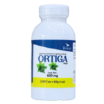 Suplemento alimenticio de ortiga Bosser, presentado en frasco de 100 cápsulas de 600 mg cada una. Este producto está diseñado para promover la salud y el bienestar general, aprovechando las propiedades naturales de la ortiga. Ideal para quienes buscan un enfoque natural en su suplementación diaria.