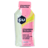 Gel energético GU sabor fresa-banana, con 450 mg de aminoácidos y 55 mg de sodio, ideal para deportistas. Presentación en sachet de 32 g, sin cafeína, diseñado para proporcionar energía rápida durante actividades físicas. Perfecto para carreras, ciclismo y entrenamiento intenso.