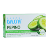 Jabón Bassa de pepino, ideal para el cuidado de la piel. Este producto natural de 90g actúa como tónico, humectante y astringente, proporcionando firmeza y relajación a la piel. Perfecto para quienes buscan una limpieza suave y efectiva.