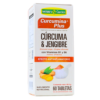 Suplemento nutricional Curcumina Plus de Nature's Garden, que combina cúrcuma y jengibre. Contiene vitaminas B1 y B6, reconocido por su efecto antiinflamatorio. Presentación en caja con 60 tabletas, ideal para mejorar la salud y bienestar general.
