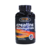 Frasco de creatina monohidratada de 2800 mg de la marca HTB. Este suplemento dietético está diseñado para mejorar el rendimiento físico y aumentar la masa muscular. Ideal para deportistas y personas que buscan optimizar su entrenamiento. Su presentación en cápsulas facilita la dosificación y el consumo diario.