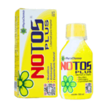 Jarabe Notos Plus de PhytoChemie, envase de 180 ml, diseñado para aliviar problemas respiratorios. Contiene ingredientes naturales que actúan como mucolíticos y expectorantes, facilitando la liberación de las vías respiratorias. Ideal para adultos y niños, Notos Plus promueve la salud pulmonar y mejora la respiración de manera efectiva. Su presentación incluye un envase amarillo con un diseño atractivo y fácil de usar.