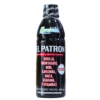 Botella de 550 ml de El Patrón, un suplemento alimenticio líquido que combina ingredientes naturales como borojo, chontaduro, noni, L-arginina, maca, guaraná y vitaminas. Ideal para quienes buscan aumentar su energía y mejorar su bienestar. Su presentación en botella facilita su consumo diario.