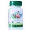 Suplemento dietético Azavid, elaborado a base de Azadirachta indica, indicado para el tratamiento de la psoriasis. Presentación en frasco de 100 cápsulas para uso oral. Ideal para quienes buscan alternativas naturales en el manejo de esta condición cutánea.
