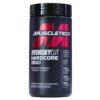 Suplemento dietético Hydroxycut Hardcore Elite de MuscleTech, diseñado para aumentar la energía y facilitar la pérdida de peso. Contiene 200 mg de cafeína por porción y está disponible en cápsulas de rápida liberación. Ideal para quienes buscan un impulso en su rutina de entrenamiento y mejorar su rendimiento físico.