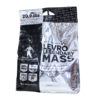 Saco de Levro Legendary Mass de 20.9 lbs, diseñado para aumentar la masa muscular. Contiene 1,000 calorías por porción y 56 g de proteína, ideal para deportistas y personas que buscan ganar peso de manera saludable. Envase con información nutricional visible y atractiva presentación en colores negro y plateado.