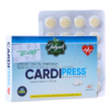 Suplemento natural CardiPress de Julguer, compuesto por 50 mg de Viscum Album L. Presentado en un envase de 40 tabletas, diseñado para ayudar a mantener la presión arterial en niveles saludables. Ideal para quienes buscan un enfoque natural para el cuidado cardiovascular. Uso oral recomendado.