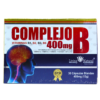 Suplemento Complejo B de Living Natural, que contiene vitaminas B1, B2, B3 y B6. Presentado en un envase de 30 cápsulas blandas de 400 mg. Ideal para apoyar la salud del sistema nervioso y mejorar el metabolismo energético.