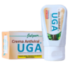Crema Antiviral UGA de Julguer, envase de 40g, elaborada con ingredientes naturales como Urtica dioica y Petiveria alliacea. Este producto está diseñado para combatir virus y fortalecer el sistema inmunológico. Fabricado en Ecuador, es ideal para el uso medicinal y proporciona una alternativa natural para el cuidado de la salud.