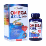 Suplemento Omega Axul 3-6-9 de Labmac, presentado en un envase de 70 g. Este producto contiene 50 cápsulas blandas que son una fuente rica en ácidos grasos EPA y DHA, contribuyendo a la salud cardiovascular. La fórmula incluye extractos de mejillón de labio verde y hojas de tulsi, promoviendo beneficios adicionales para el bienestar general. Ideal para quienes buscan mejorar su dieta y apoyar su salud del corazón.