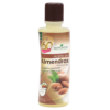 Botella de aceite de almendras de la marca Bañik, de 200 ml. Este aceite es conocido por sus propiedades hidratantes y suavizantes, ideal para el cuidado de la piel y el cabello. Su fórmula natural nutre y aporta brillo, siendo una excelente opción para tratamientos cosméticos y de belleza.