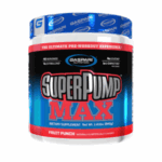 Suplemento pre-entrenamiento SuperPump Max de Gaspari Nutrition en sabor Fruit Punch. Contiene 40 porciones, 4 g de citrulina y 4 g de leucina por servicio. Diseñado para aumentar la energía y el rendimiento durante los entrenamientos. Envase de 1.31 libras. Ideal para quienes buscan mejorar su capacidad física y resistencia.
