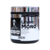Suplemento alimenticio Levro Mono de 300 g, compuesto por creatina monohidratada de alta pureza. Diseñado para mejorar la fuerza, resistencia y potencia en entrenamientos. Ideal para atletas y entusiastas del fitness que buscan optimizar su rendimiento físico. Envase con diseño moderno y práctico.