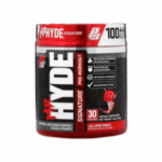 Suplemento pre-entrenamiento Mr. Hyde Signature de ProSupps, sabor Lollipop Punch. Contiene 30 porciones y está diseñado para proporcionar energía sostenida, enfoque y bombeo muscular. Ideal para maximizar el rendimiento en entrenamientos intensos.