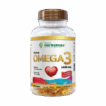 Suplemento de Omega 3 de Herbalmax, con 1400 mg por porción. Formulado para contribuir a la salud cardiovascular y el bienestar general. Contiene EPA y DHA, ácidos grasos esenciales que apoyan la función del corazón. Ideal para quienes buscan mejorar su dieta con ácidos omega 3 de alta calidad. Envase de 100 cápsulas blandas, producido en Canadá.