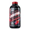 Botella de Liquid Carnitine 3000 de Nutrex, un suplemento líquido diseñado para apoyar la pérdida de peso y aumentar la energía. Contiene 3000 mg de L-carnitina por porción, ideal para deportistas y personas activas. Sabor a frutas del bosque, sin calorías adicionales. Perfecto para incorporar en rutinas de entrenamiento.