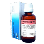 Frasco de solución homeopática Dr. Reckeweg R26, utilizado para el tratamiento de afecciones relacionadas con el sistema nervioso. El envase incluye una etiqueta con la composición del producto, que contiene ingredientes como el ácido fosfórico y otros componentes homeopáticos. Ideal para quienes buscan alternativas en medicina natural, este producto es parte de la línea de remedios de Dr. Reckeweg, reconocida por su enfoque en la salud integral.