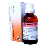 Botella de solución oral Dr. Reckeweg R59, utilizada para el tratamiento de problemas de vesícula biliar. Contiene ingredientes naturales y se presenta en un envase de 30 ml. La etiqueta destaca su composición y las recomendaciones de uso, ideal para quienes buscan alternativas homeopáticas para mejorar la salud digestiva.