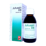 Jutussin R8 es un medicamento homeopático en forma de solución oral, presentado en un frasco de 200 ml. Este producto, fabricado por Dr. Reckeweg, está diseñado para aliviar síntomas de tos y problemas respiratorios. Su fórmula natural lo convierte en una opción ideal para quienes buscan tratamientos alternativos. En la imagen se muestra el frasco junto a su caja, destacando su etiqueta y características.