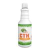Botella de CTH, un producto natural para el control de plagas en cultivos. Contiene ingredientes orgánicos que ayudan a fortalecer las plantas y mejorar su resistencia. Ideal para agricultores que buscan soluciones sostenibles. Presentación de 550 ml, con un diseño atractivo que destaca su origen ecológico.