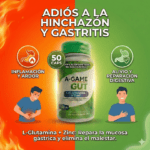 A-GAME GUT | Reparador Digestivo y Muscular | 50 Cápsulas